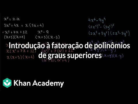 Introdução à fatoração de polinômios de graus superiores