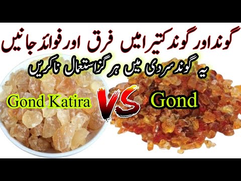 Difference between Gond and Gond katira | Gond katira vs Gond | Gond Katira ke fayde aur nuksan