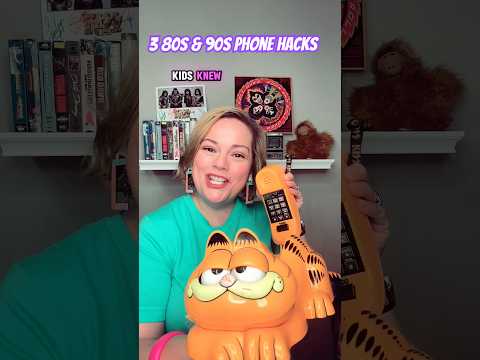 3 80s and 90s phone hacks that all teens knew. #80snostalgia #90snostalgia #telephone