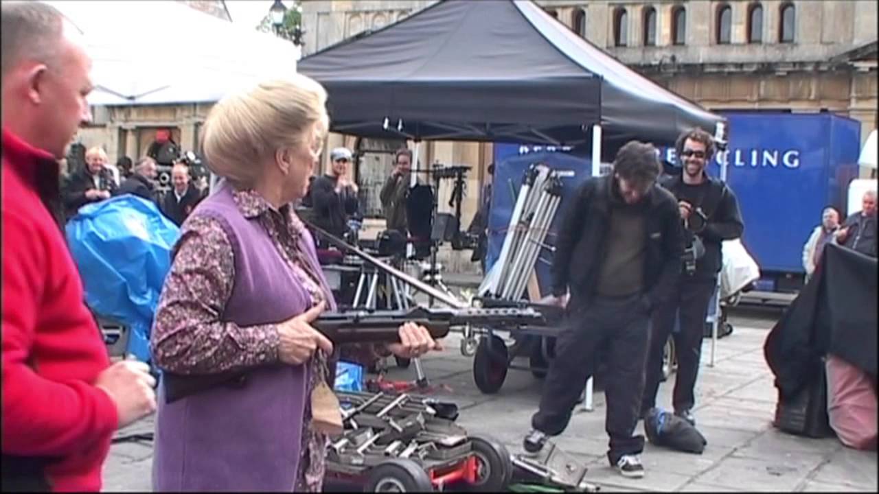 Billie Whitelaw & Machine Gun in 'Hot Fuzz' 🤖