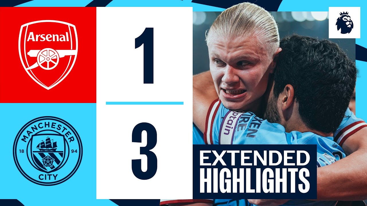 Extended Highlights: Arsenal 1-3 Man City – City Takes Top Spot! ⚽