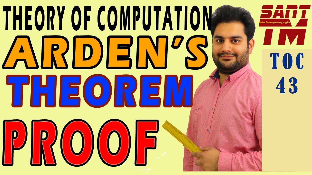 Master Arden's Theorem with Complete Proof | Theory of Computation π