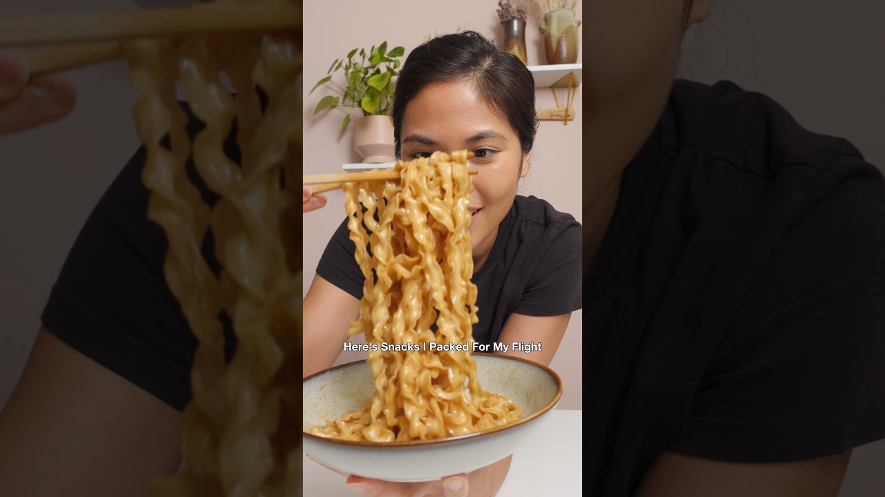 Snacks I Packed for My Flight Part 21 ✈️