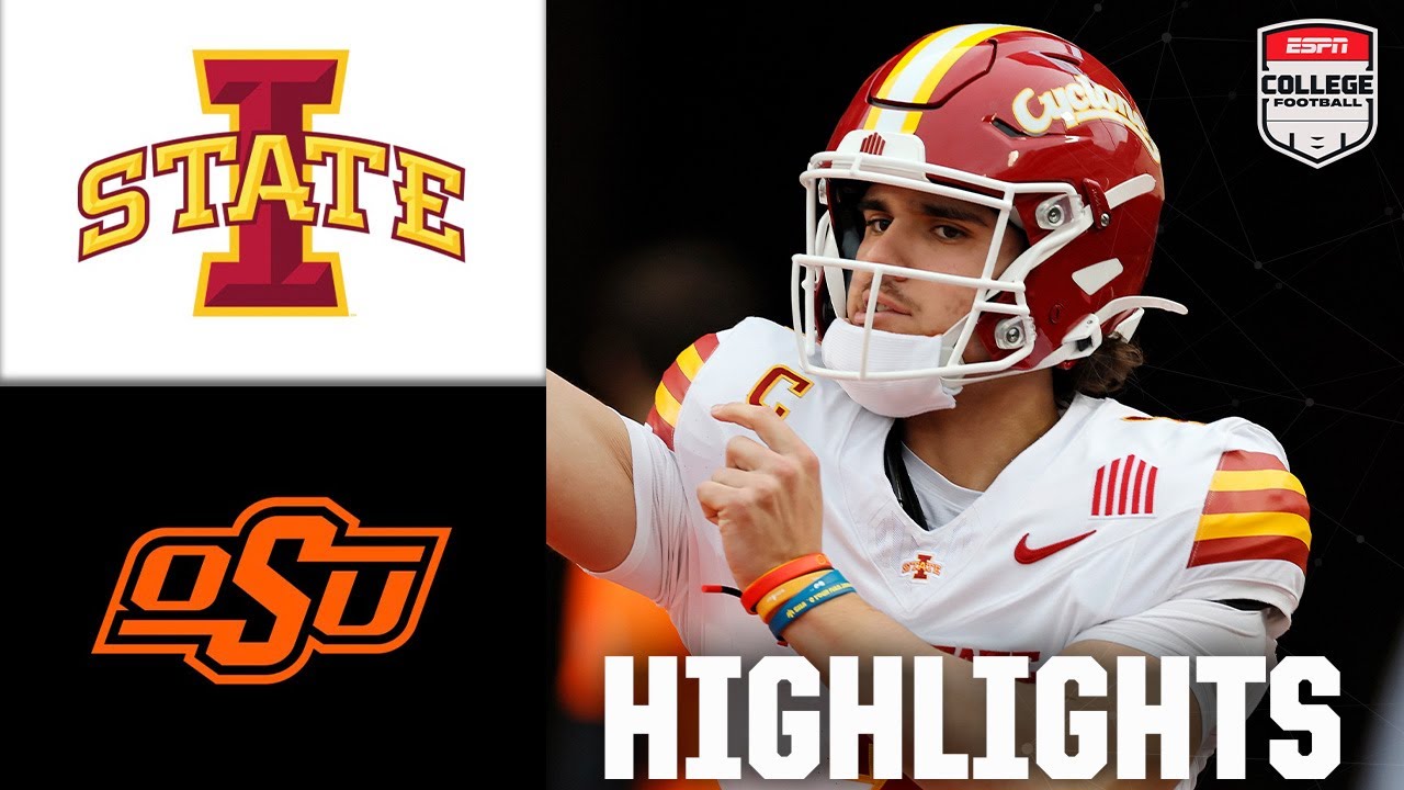 Iowa State Beats Oklahoma State 20-13 | College Football Highlights