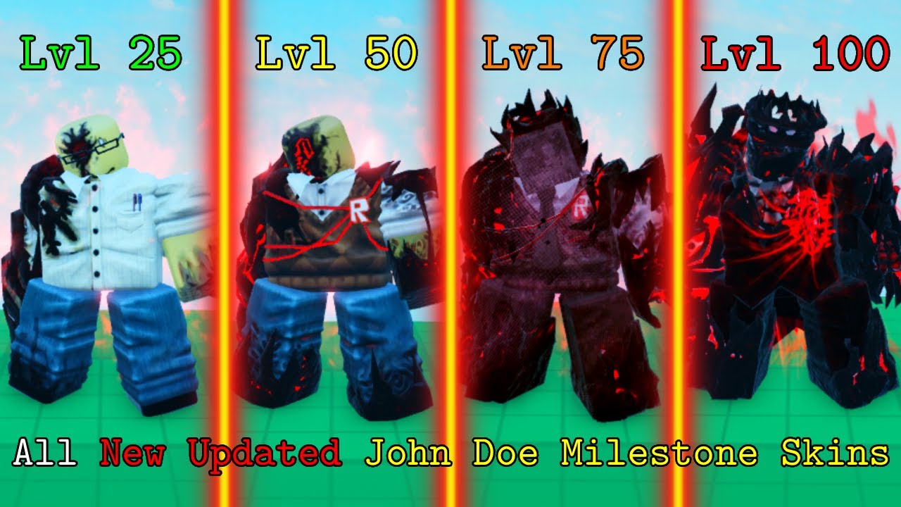 Discover the Latest John Doe Milestone Skins in Forsaken! 🔥