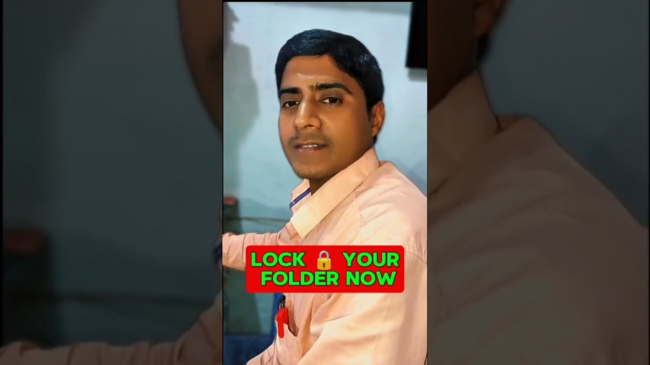 Folder me password kaise lagaye, how to lock π your folder#follow #motivation
