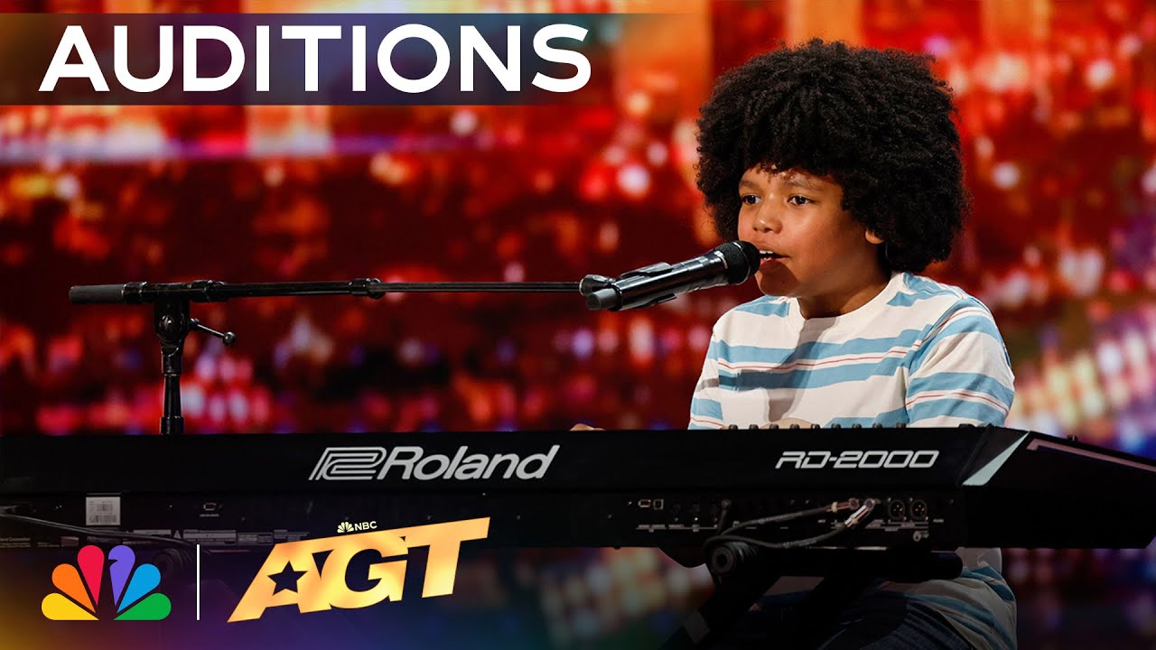 9-Year-Old Journeyy Performs Original Song 'Paradise' | AGT 2024