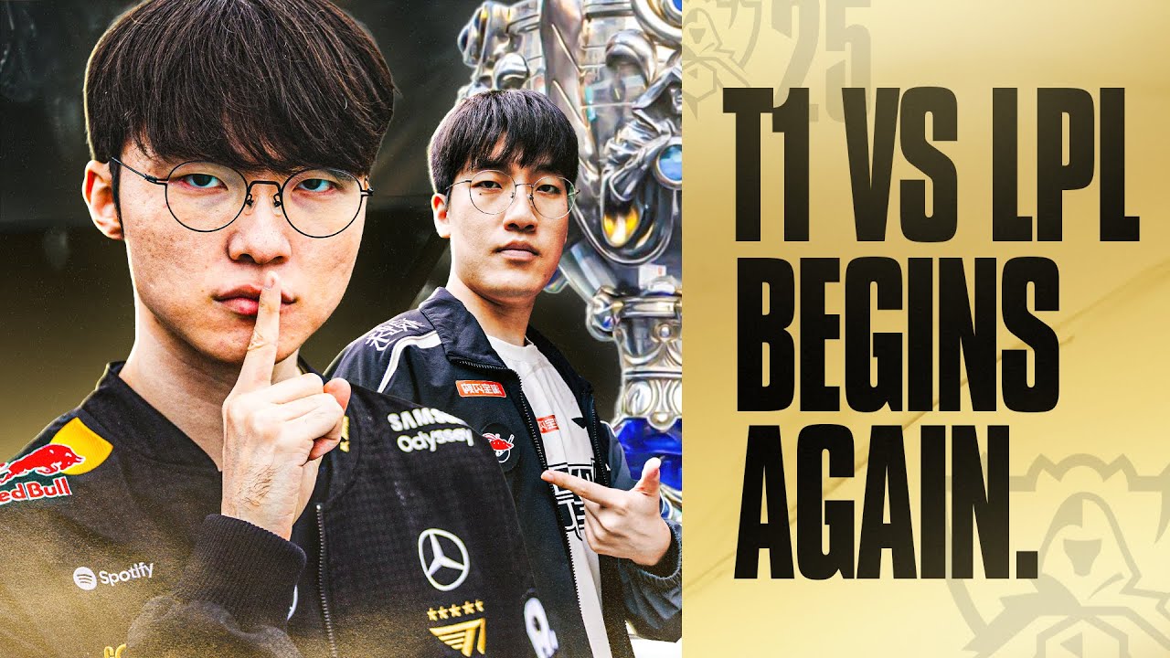 T1 Epic T1 vs AL Clash at Worlds 2025 Quarterfinals! 🔥
