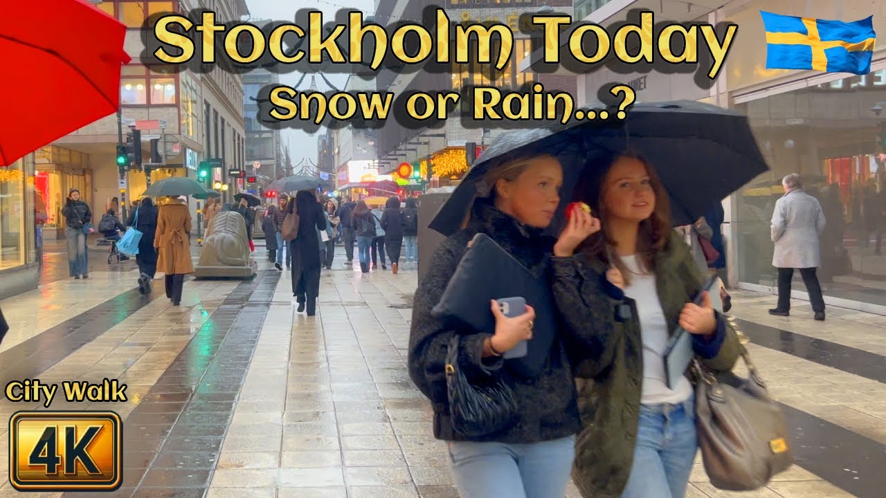 Stockholm in December: Snow or Rain? ❄️