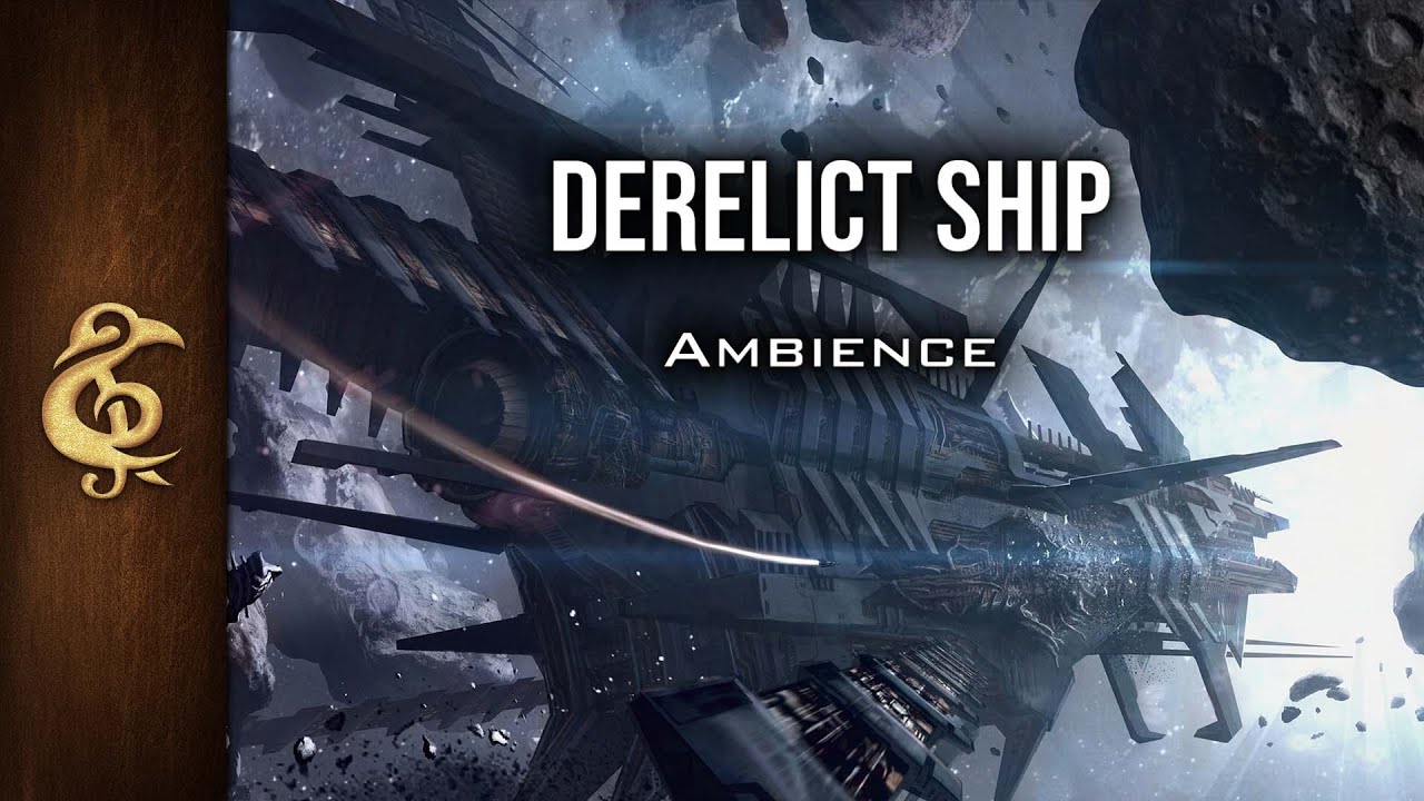 Derelict Ship Sci-fi ASMR Ambience | 1 Hour