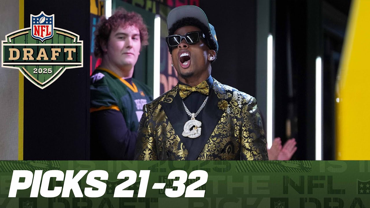 NFL Draft Picks 21-32: Giants Trade Up & Sanders Falls 🏈