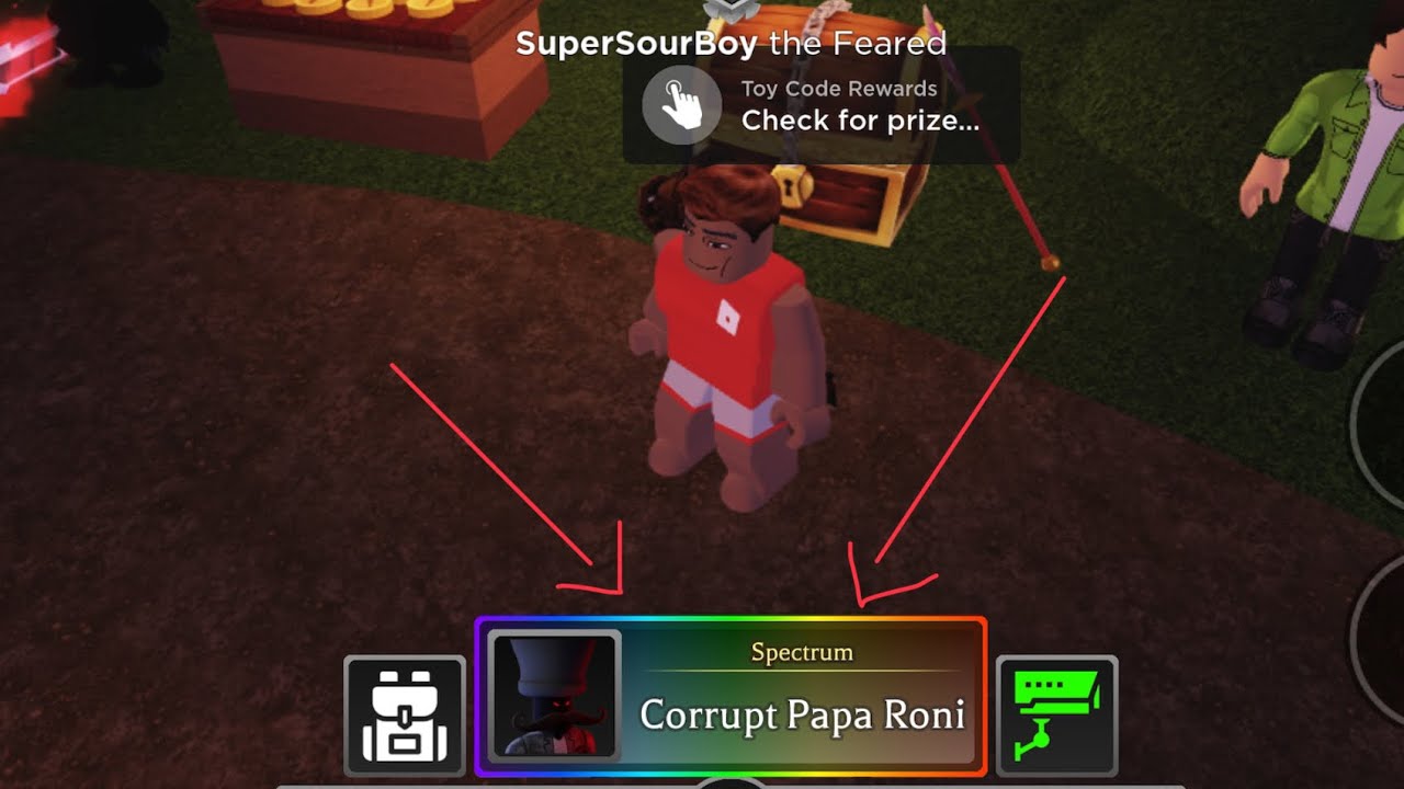 Claim Rarest Corrupt Papa Roni in Roblox 🔥