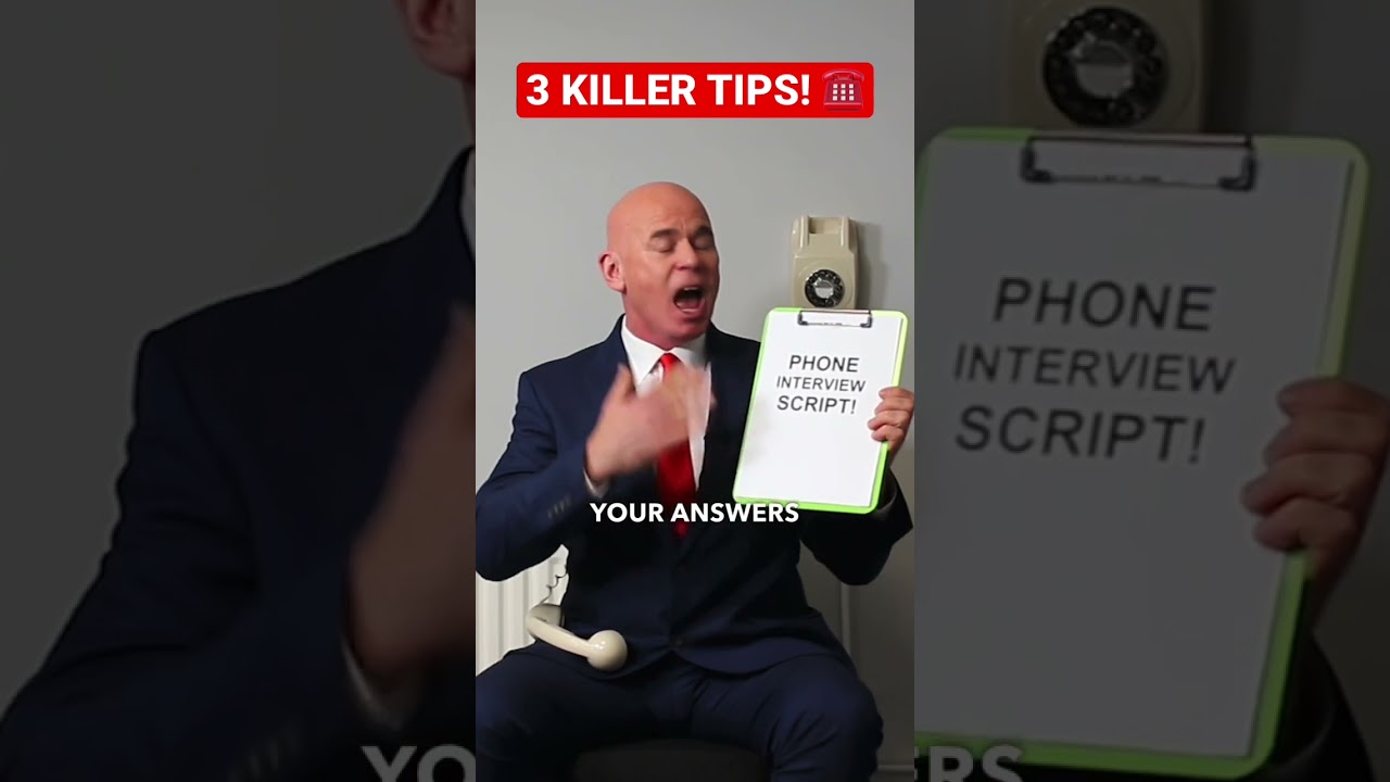 3 Phone Interview Tips to Pass Easily 📞