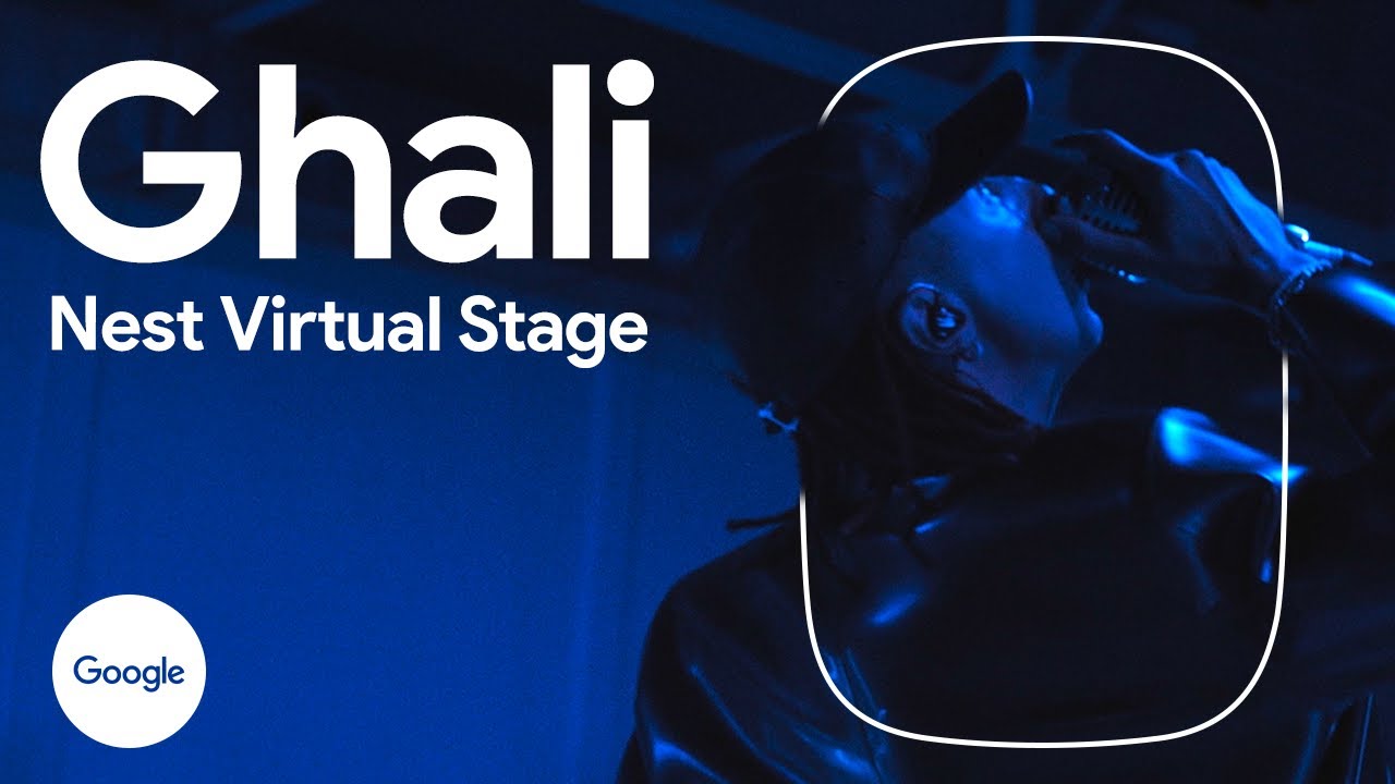 Ghali Live Experience on Google Nest Virtual Stage 🎶