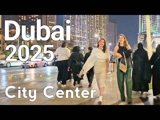 Dubai 2025 in 4K: Downtown City Tour π¦πͺ