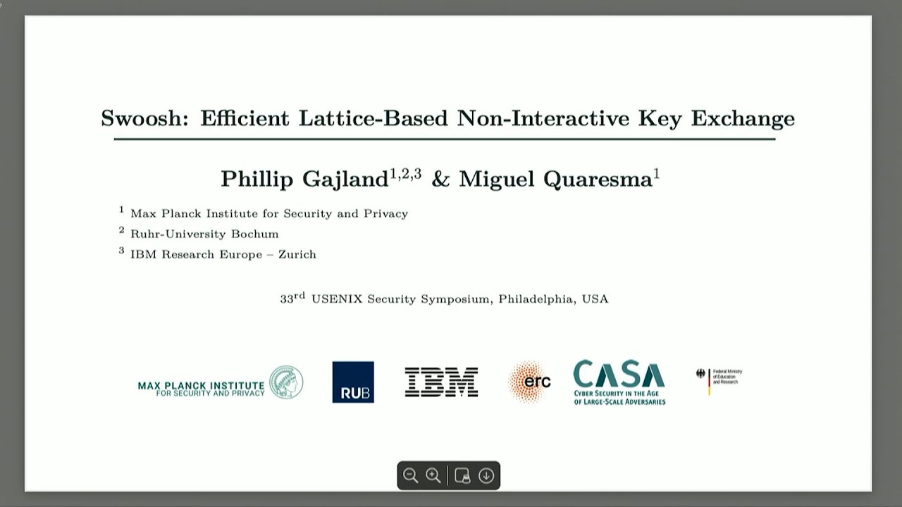 USENIX Security '24 - Efficient Lattice-Based Key Exchange