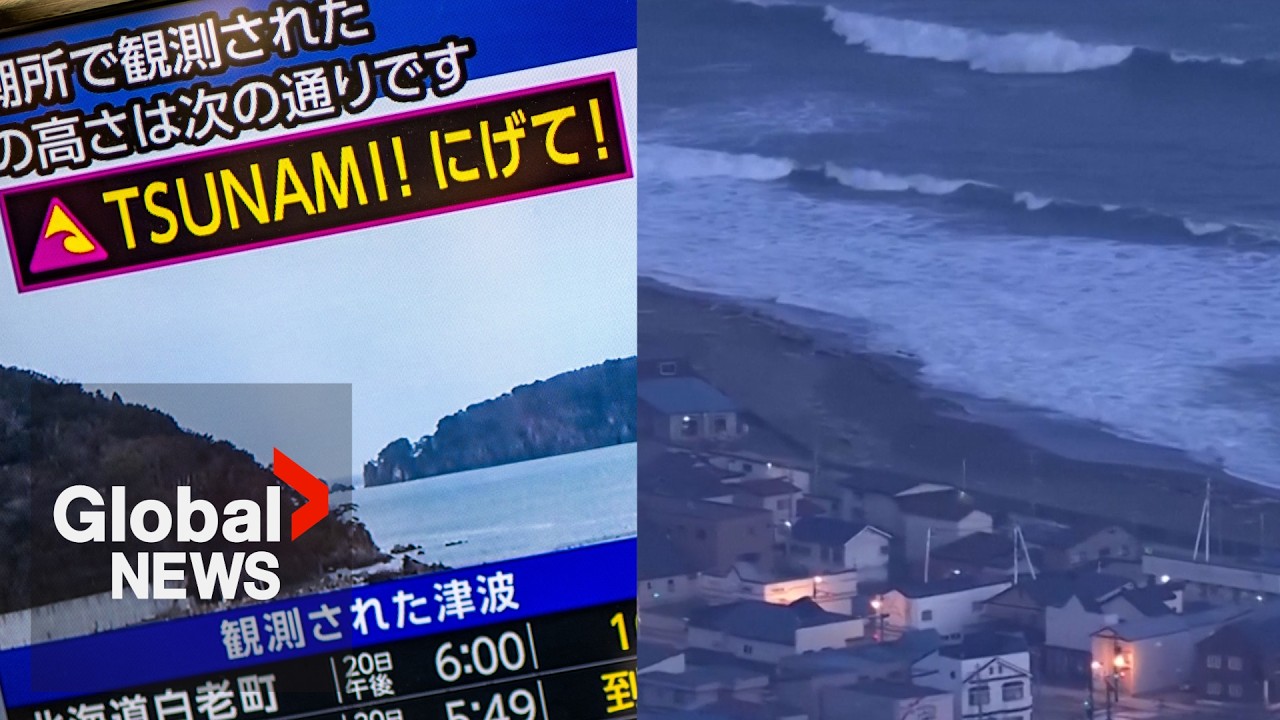 Aftershock, tsunami warnings in effect after northern Japan struck by 7.5 magnitude earthquake