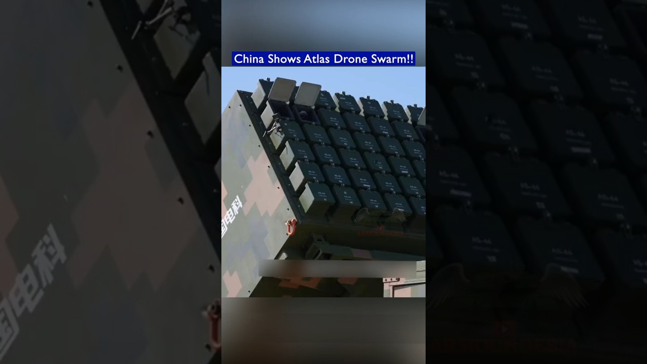 Chinese Army demonstrate Atlas Drone Swarm for the First Time!!
