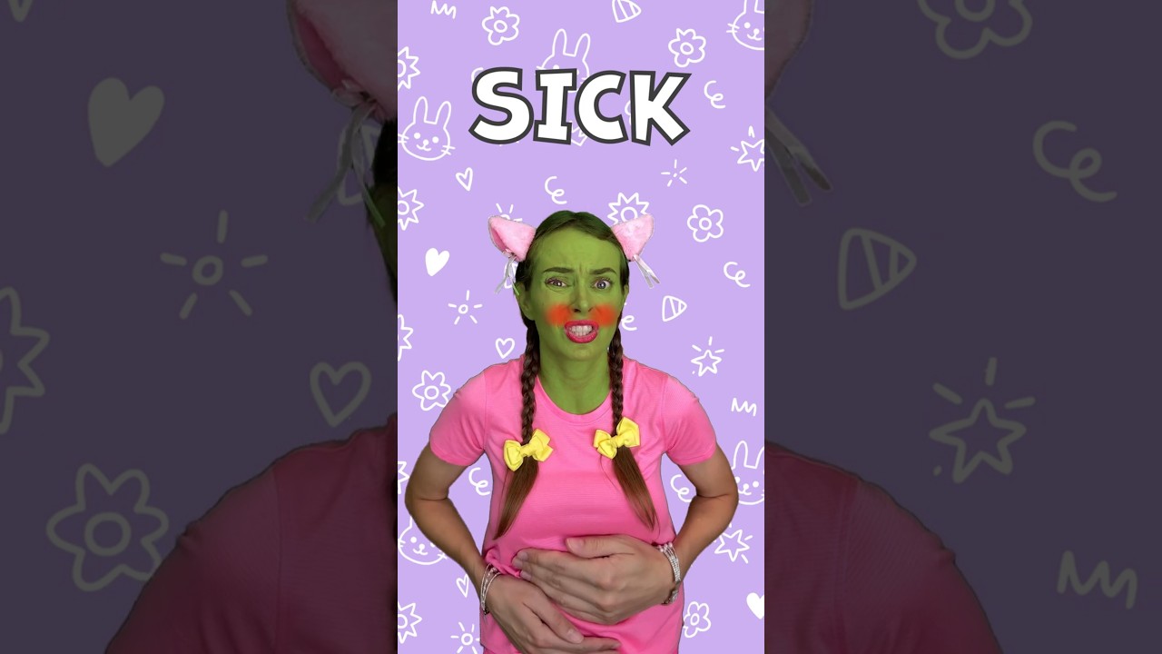 Opposite Words for Kids! 😄 Hot vs Cold, Sick vs Healthy | Learn English with Fun #shorts