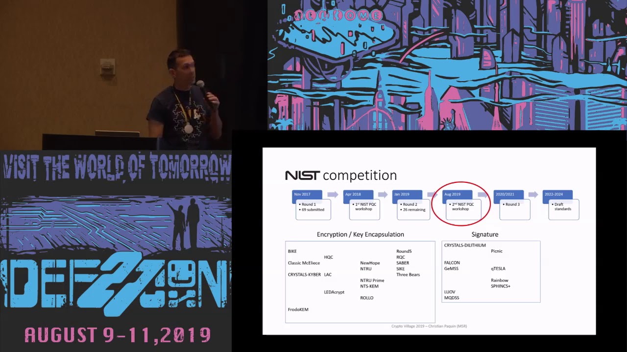 Christian Paquin on Transitioning to Quantum-Safe Crypto at DEF CON 27 🔐
