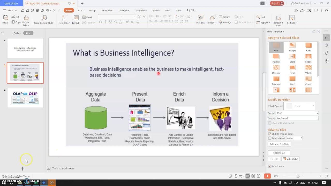 1 Intro to Business Intelligence & Data Analysis 📊