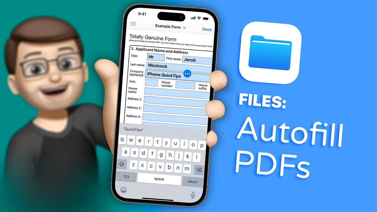 Easily Autofill PDF Forms on iPhone with Files App 📝