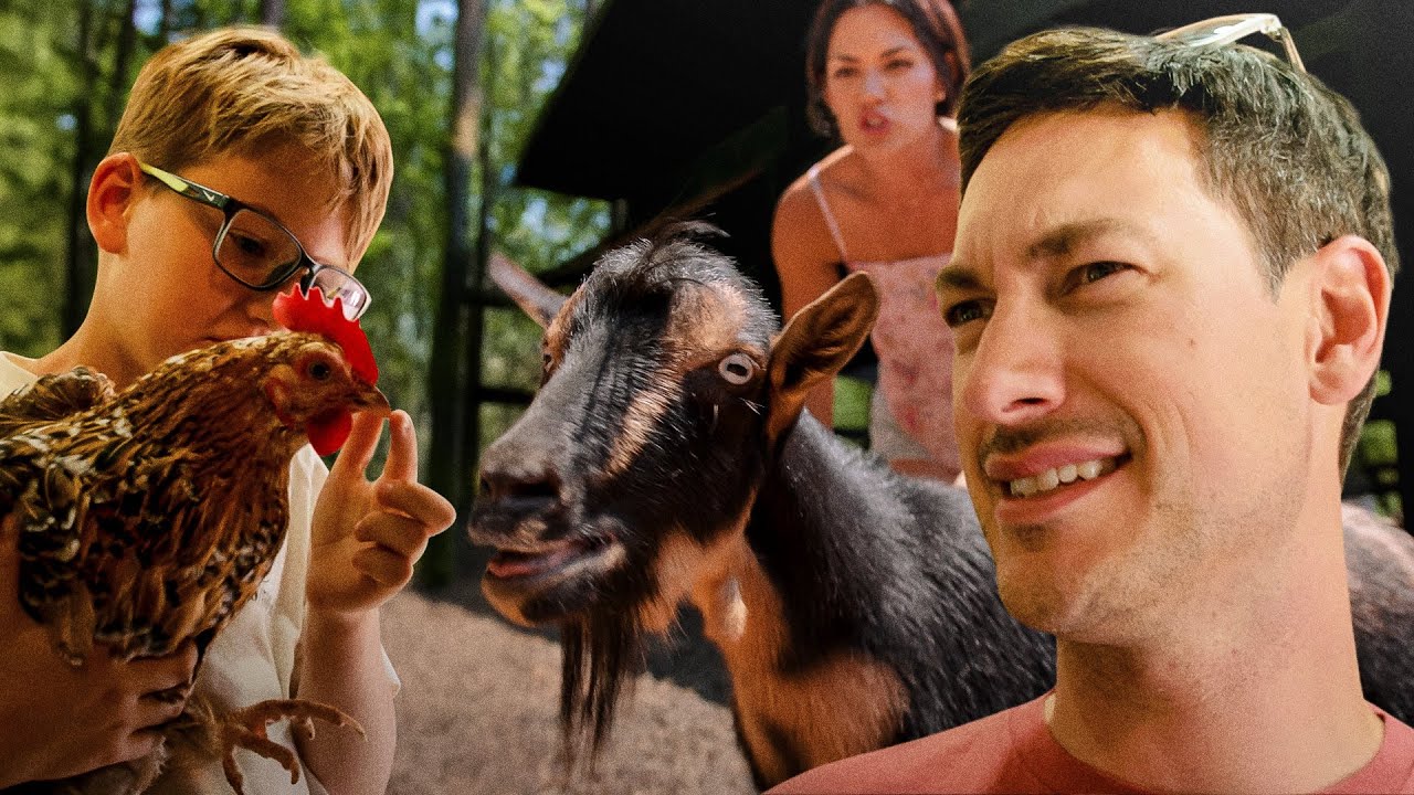 Inside NASCAR Star Joey Logano’s Farm Life 🐐🐔 | Meet the Goats, Chickens & Family Moments