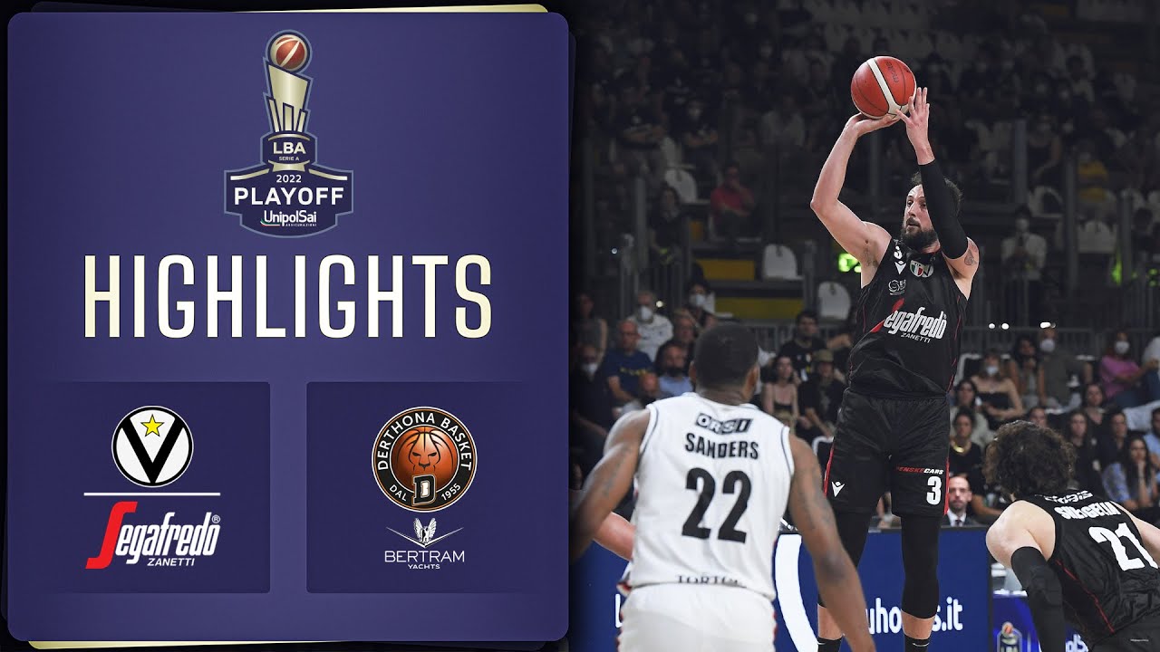 LBA Playoff 2022: Virtus Bologna vs. Tortona – Semifinal Game 1 Highlights 🏀