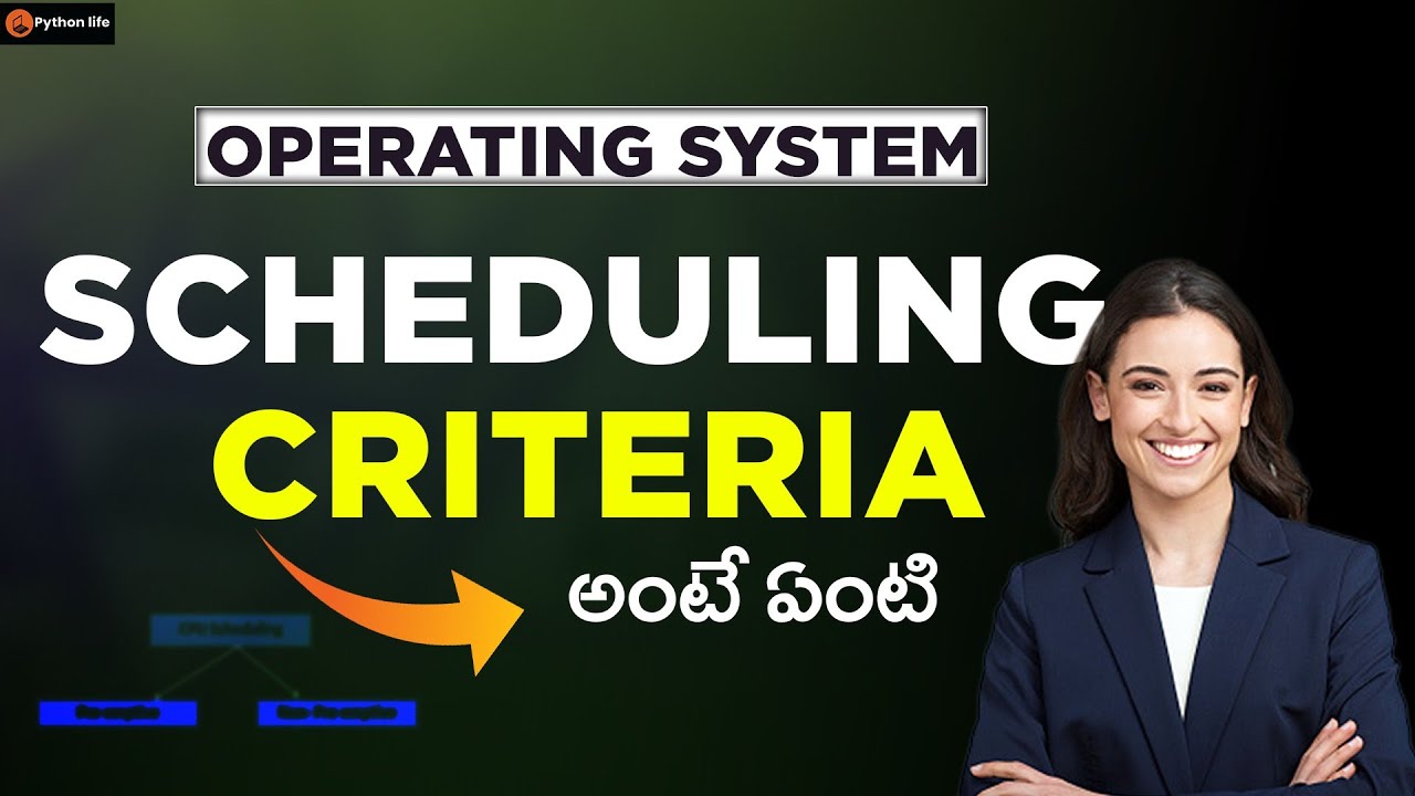 OS Scheduling Criteria | Telugu Operating System Tutorials
