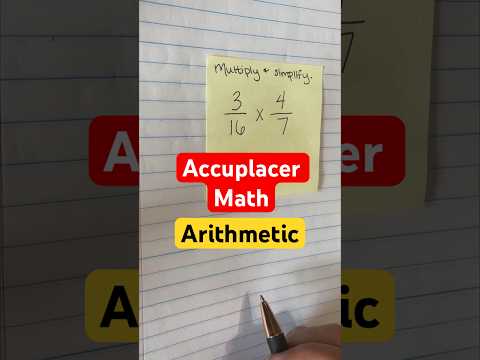 Accuplacer Math Test Prep | arithmetic math section #accuplacer #collegeboard #arithmetic