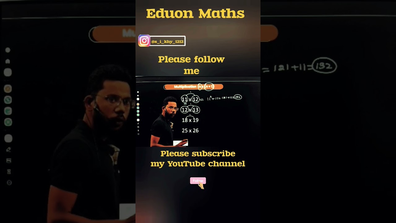 Math Tricks with Kasim Sir 📚 | Study Tips & Multiplication