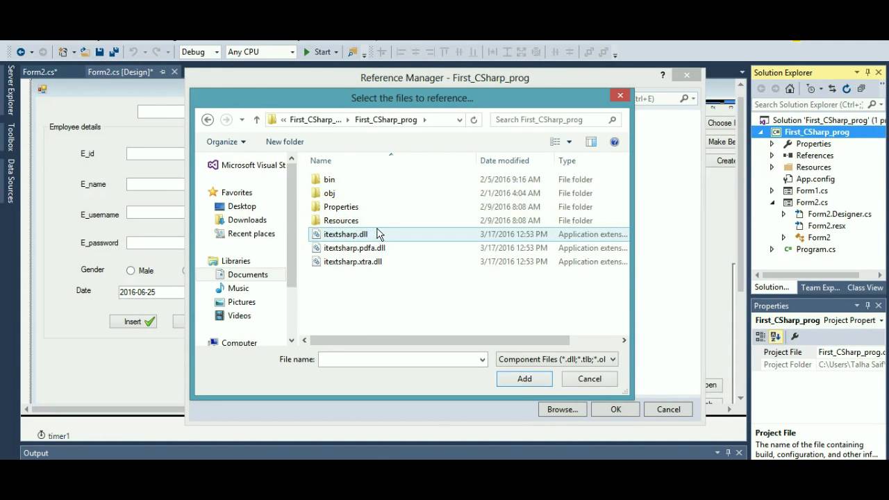 C# 37: How to Create a PDF File in C# | HD