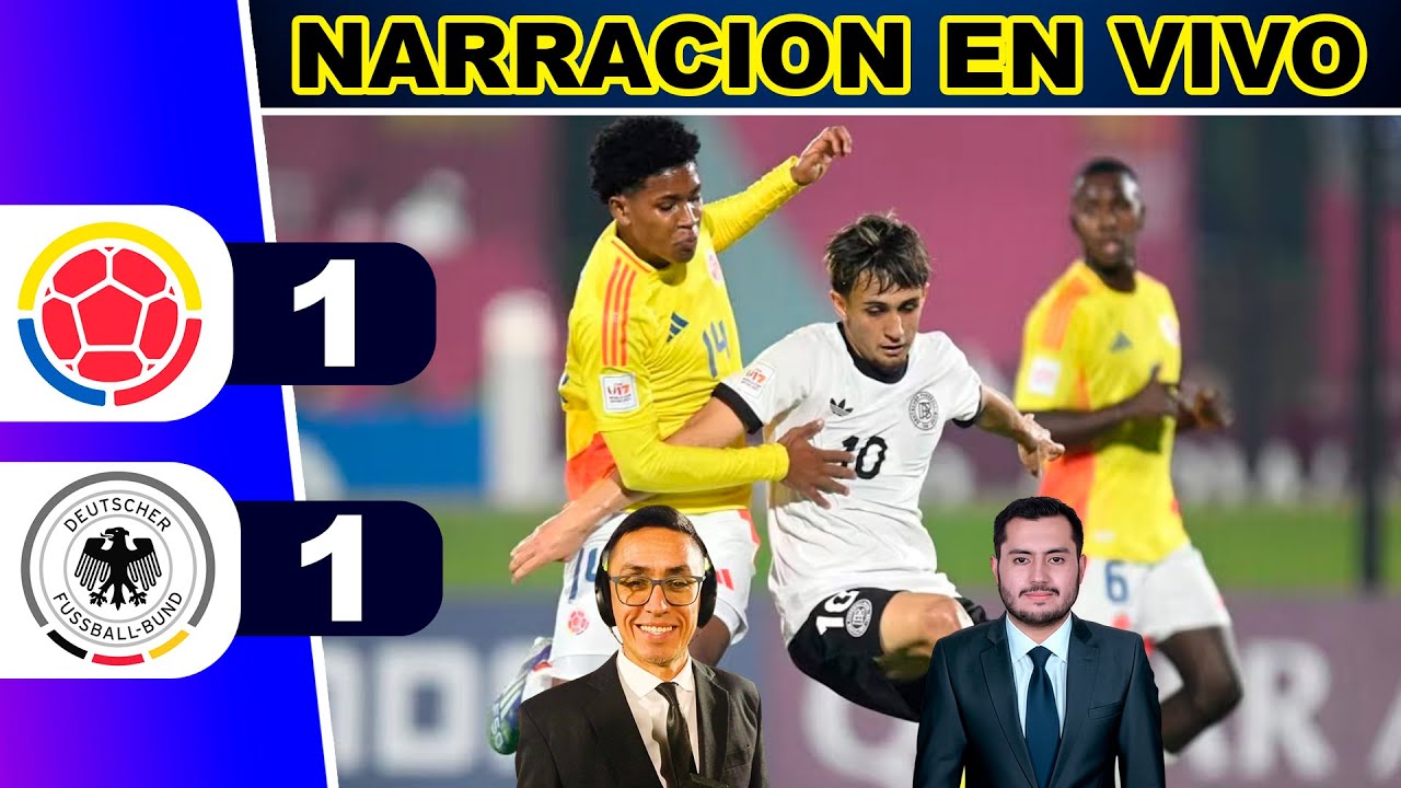 Empate Goleador: Alemania 1 - 1 Colombia en el Mundial Sub-17