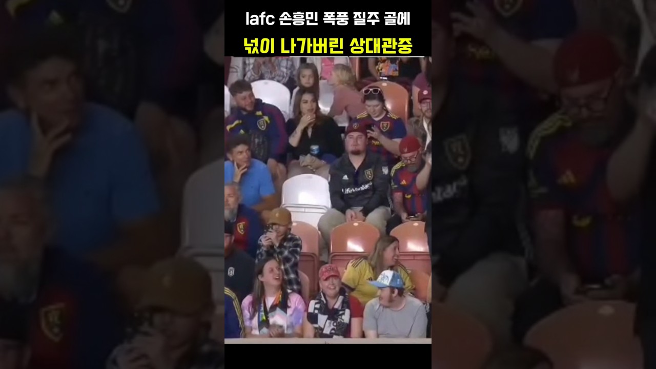 손흥민의 폭풍 질주 골에 관중들이 열광하며 넋을 잃다! ⚽