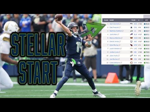 Sam Darnold is the #1 Rated Quarterback in the NFL