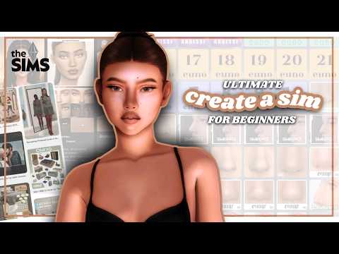 The Ultimate Sims 4 CAS Guide | 100+ CC links for Presets, Sliders & Defaults for Beginners #1💄✨