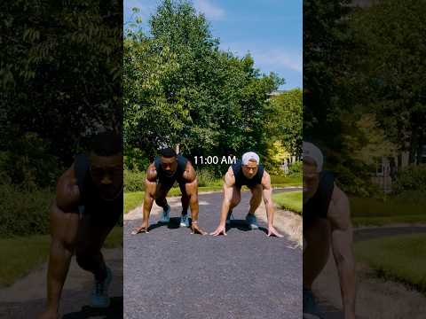 Ashton Hall x Glen Powell. The #RunningManMovie trailer launch morning routine