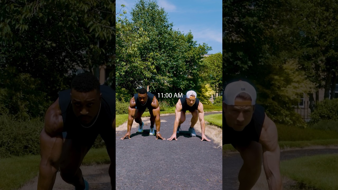 Ashton Hall & Glen Powell Reveal Their Morning Routine for #RunningManMovie Trailer Launch ☀️