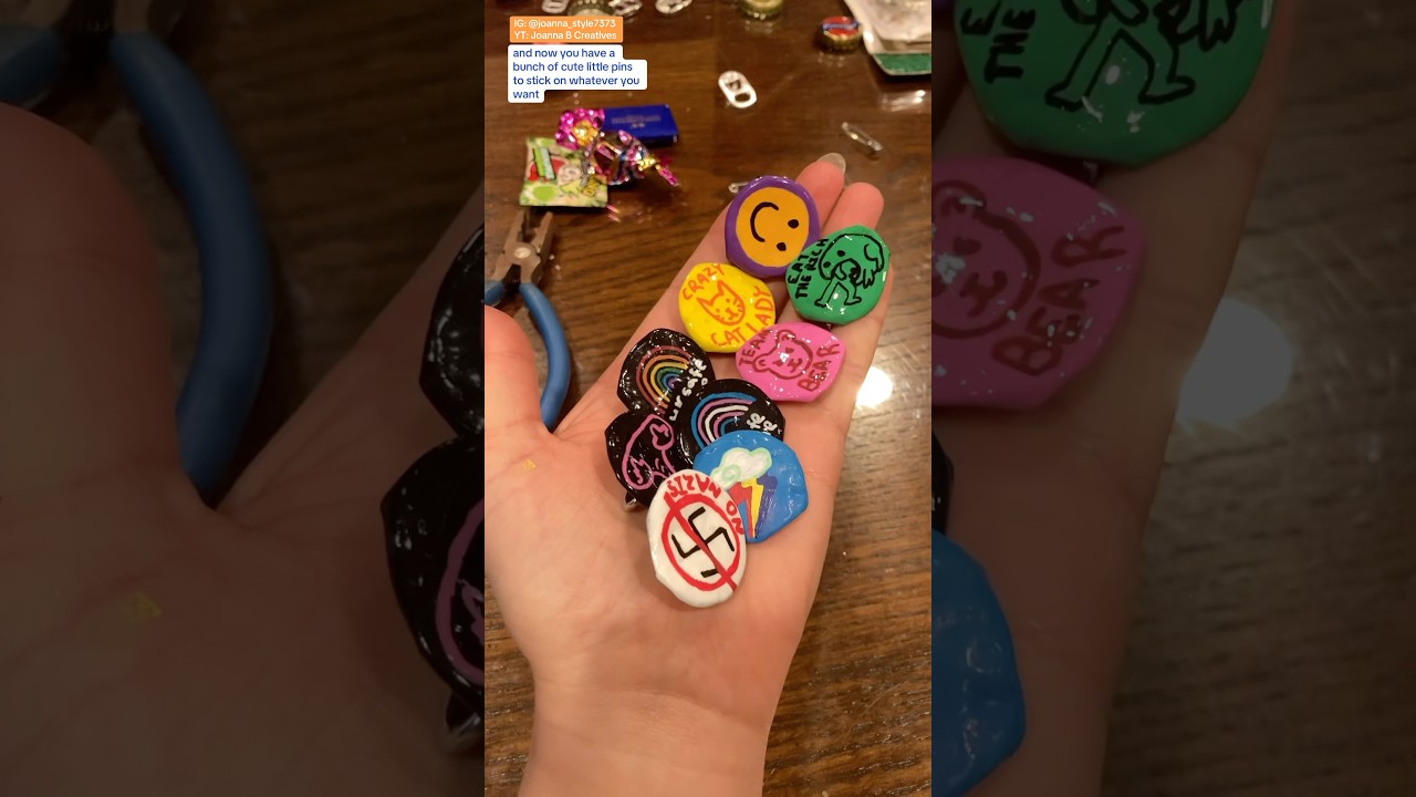 DIY Trash Pins for Punk & Alternative Fashion ♻️