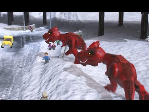 레고 티라노 사우루스의 도시 습격 !