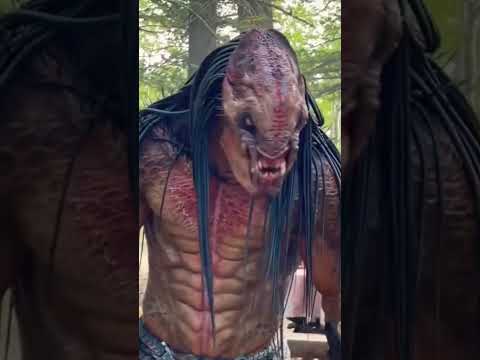 #prey Behind the scenes Feral Predator 😱