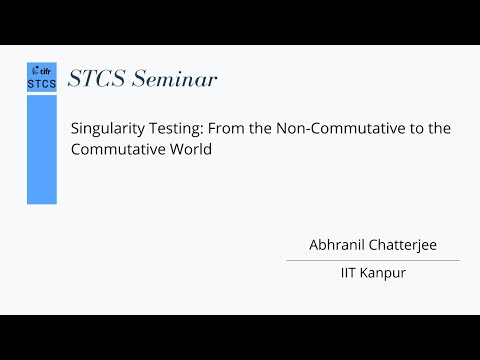Singularity Testing: From the Non-Commutative to the Commutative World