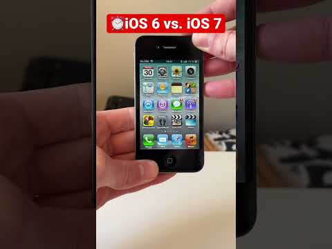 😍⏰iOS 6 vs. iOS 7 #iphone #ios