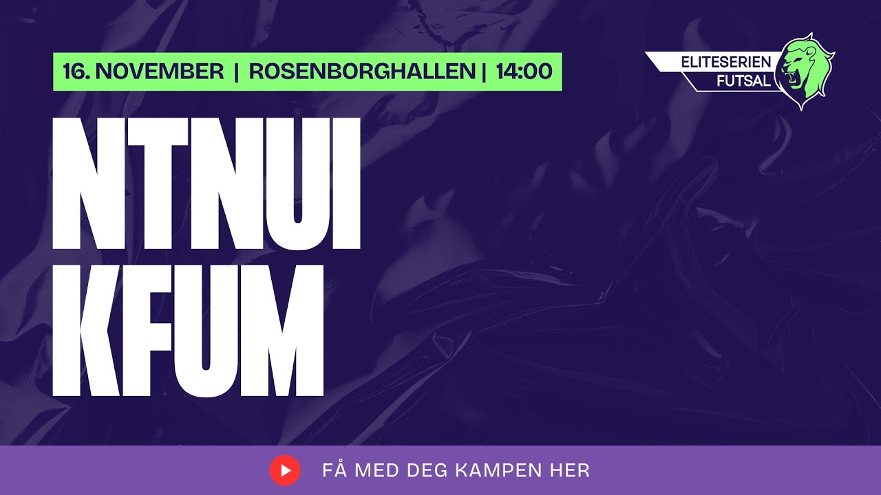 Eliteserien: NTNUI vs KFUM ⚽️