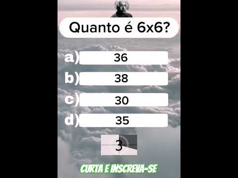 Quiz de Matemática Básica #matematika #education  #quiz