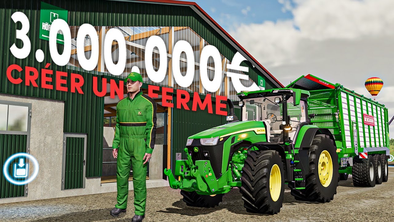 Construire une ferme de 3M € sur FS22 🚜