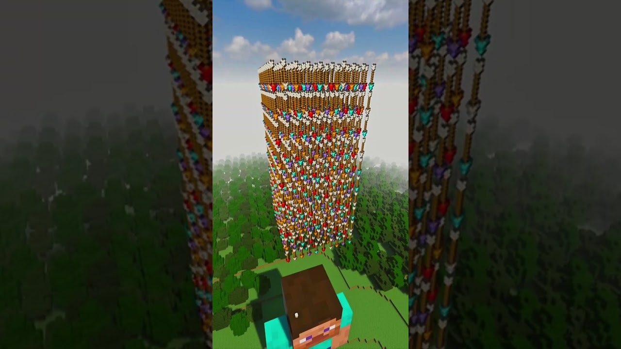 Can 5000 Minecraft Arrows Destroy Steve? πΉ