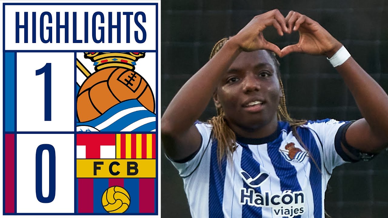 Real Sociedad 1-0 FC Barcelona: Gol de Penalti Decisivo en la Jornada 9 de la Liga F Moeve ⚽