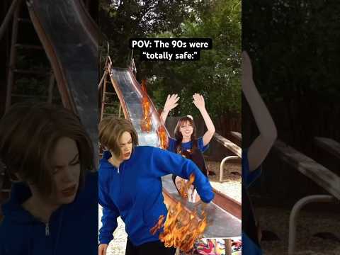 POV: The #90s were âtotally safe.â #90skids #nostalgia #millennials