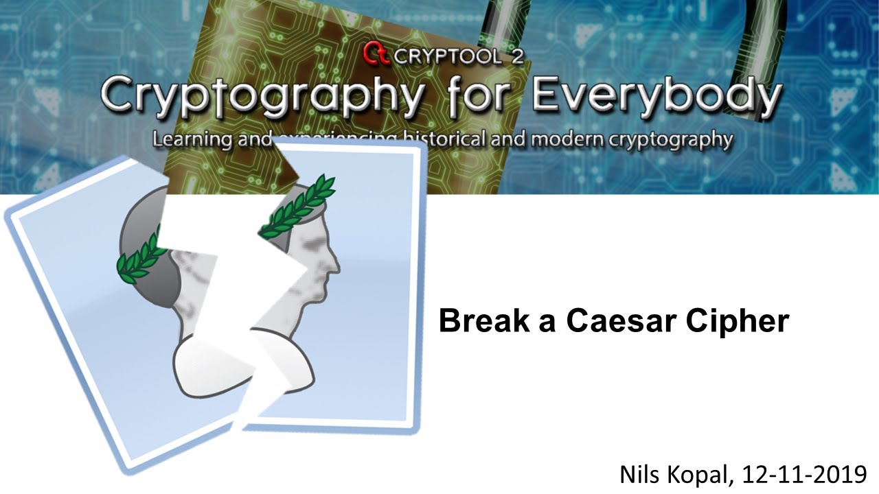 Crack a Caesar Cipher Easily with CrypTool 2 π